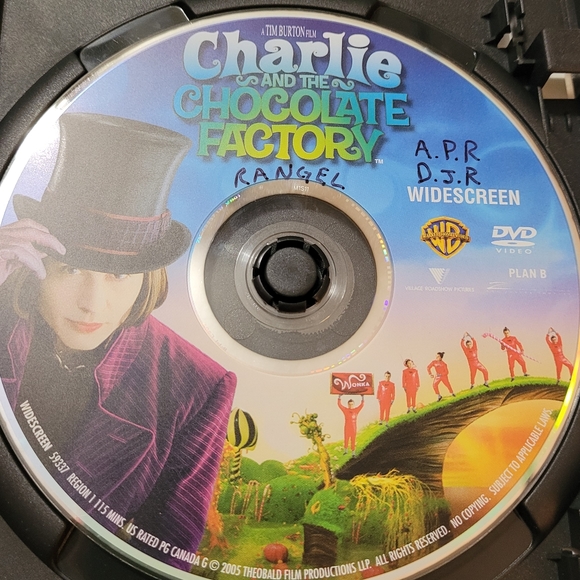 ๐ 3 for $10 ๐ DVD Charlie and the Chocolate Factory (2005) used - Picture 5 of 7